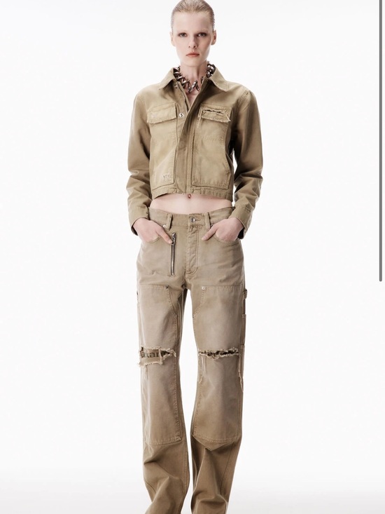 Alexander Wang Denim - Like New Authentic Alexander Wang Zip Mid-Rise Carpenter Pants